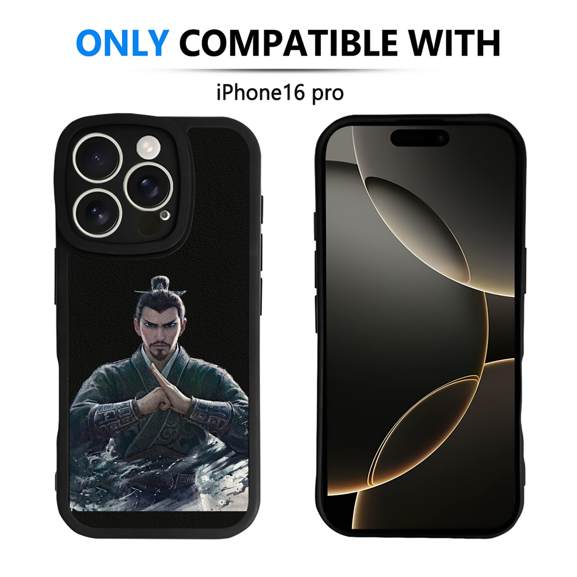 （画像用） Ne Zha 2 ナタ 魔童の大暴れ 【iPhone 16シリーズ対応】シリコンスマホケース（レザー調） 材質：シリコン